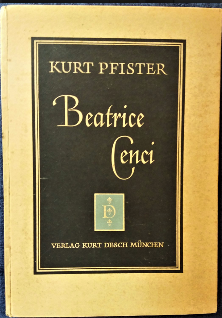 Beatrice Cenci Prozesse der Weltgeschichte Paul Pfister